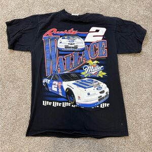Vintage Rusty Wallace Miller Racing NASCAR Shirt Large